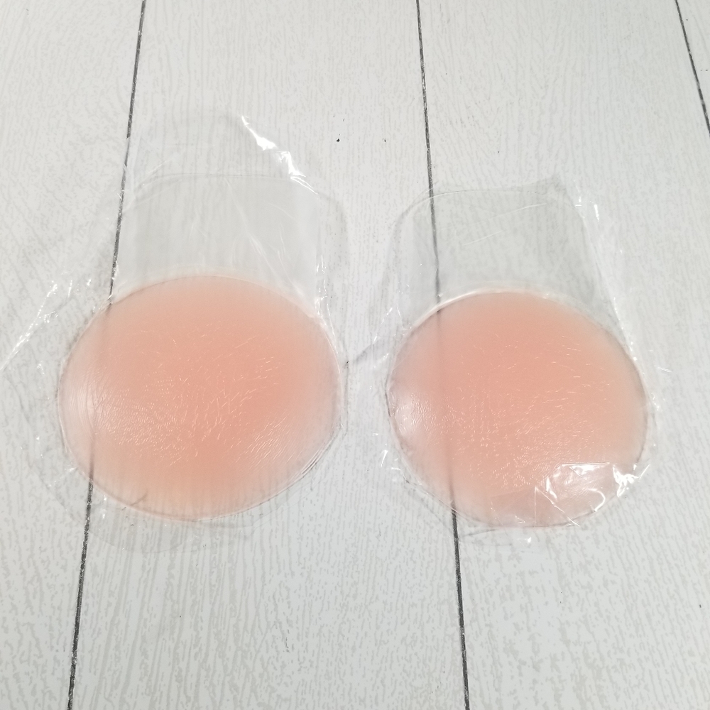 Nippleless Sticker Covers Pasties Silicon Pink Size C/D Brand New